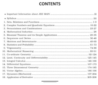 JEE MAIN CHAPTERWISE SOLVED PAPER MATHEMATICS-6737