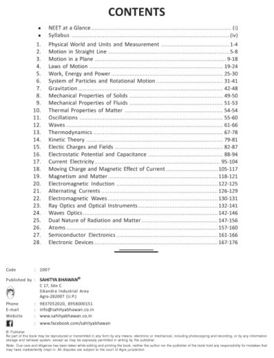 NEET CHAPTERWISE SOLVED PAPERS PHYSICS-6724